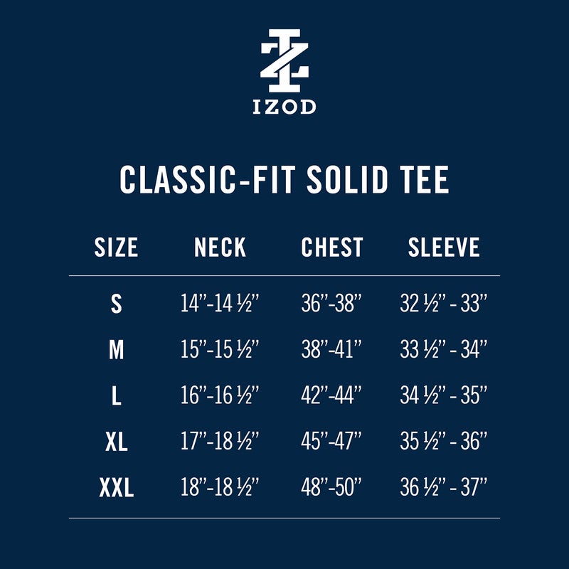 IZOD Men's Saltwater Soft Wash Pocket Crew T-Shirt, Black, Large - Image 4